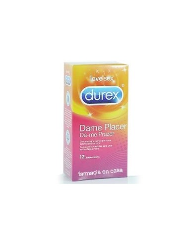 PRESERVATIVOS DUREX DAME PLACER 12 U