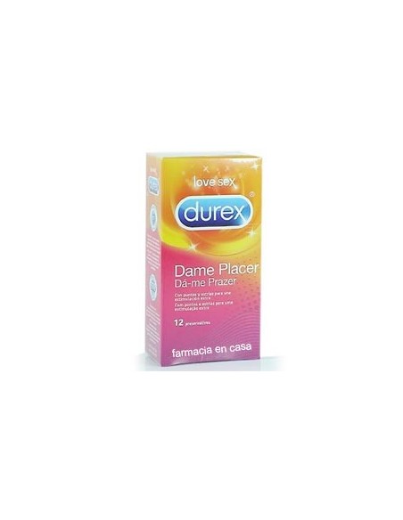 PRESERVATIVOS DUREX DAME PLACER 12 U